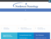 Tablet Screenshot of northwestneuro.com